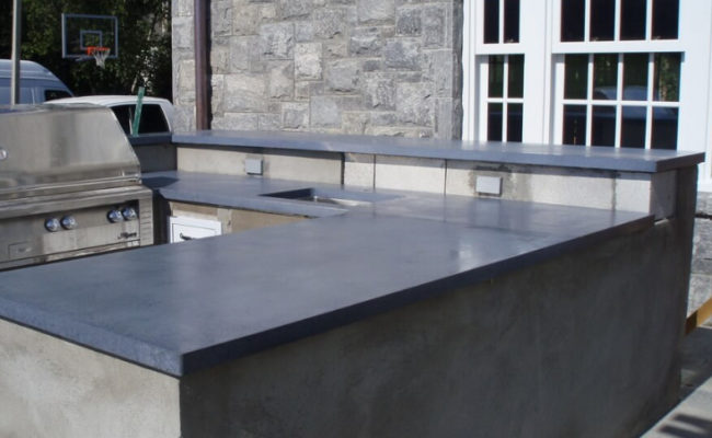 Outdoor Kitchen Concrete Countertops Other Options